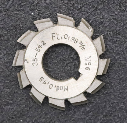 Bild des Artikels DOLD-Zahnformfräser-m=-0,45mm-No.-6-für-Z=-35-54-EGW-20°-LKN-gear-profile-cutter