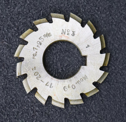Bild des Artikels DOLD-Zahnformfräser-m=-0,9mm-No.-3-für-Z=-17-20-EGW-20°-gear-profile-cutter