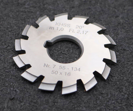 Bild des Artikels DOLD-Zahnformfräser-m=-1mm-No.-7-für-Z=-55-134-EGW-20°-gear-profile-cutter