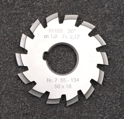 Bild des Artikels DOLD-Zahnformfräser-m=-1mm-No.-7-für-Z=-55-134-EGW-20°-gear-profile-cutter