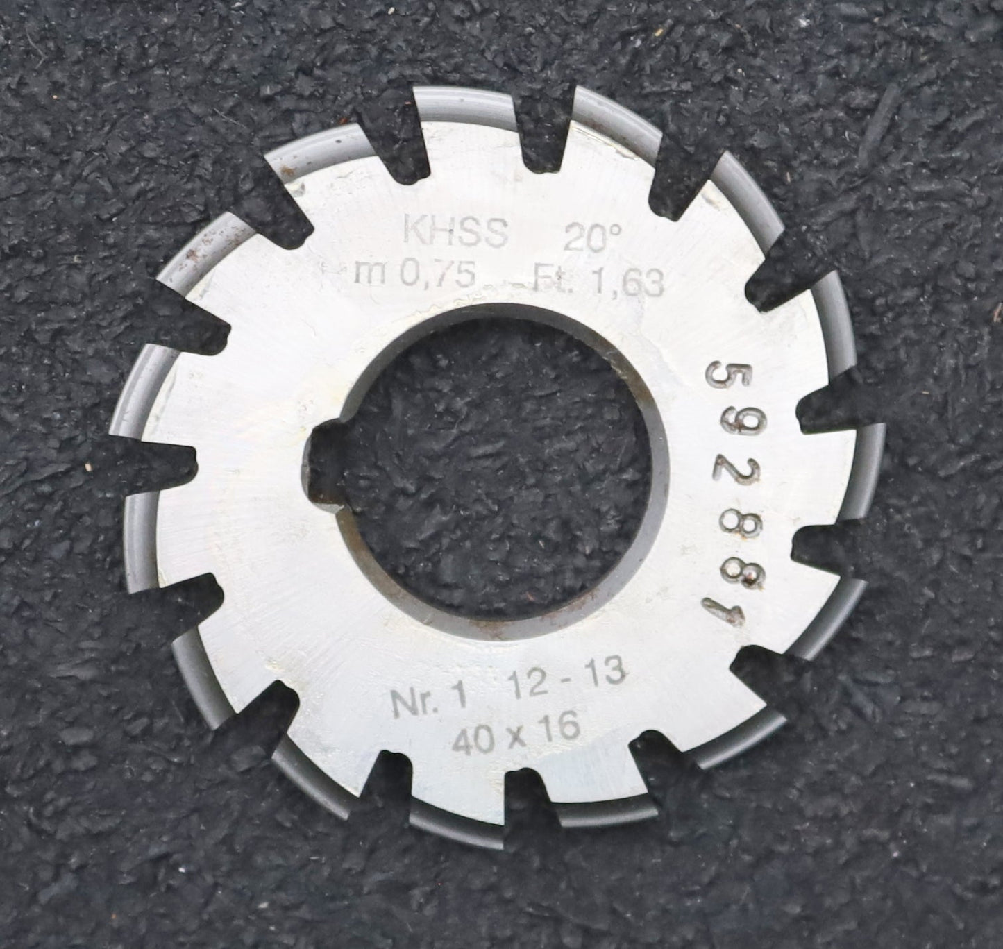 Bild des Artikels DOLD-Zahnformfräser-m=-0,75mm-No.-1-für-Z=-12-13-EGW-20°-gear-profile-cutter