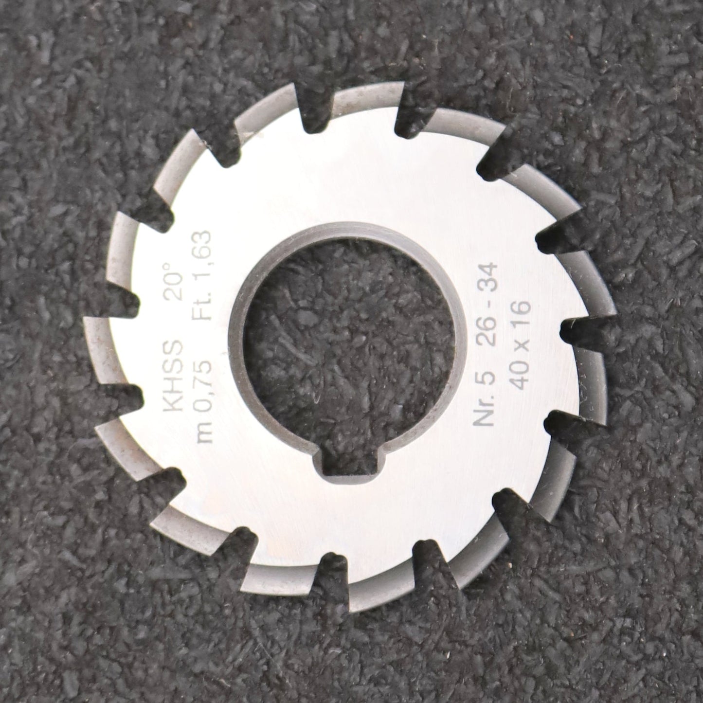 Bild des Artikels DOLD-Zahnformfräser-m=-0,75mm-No.-5-für-Z=-26-34-EGW-20°-gear-profile-cutter
