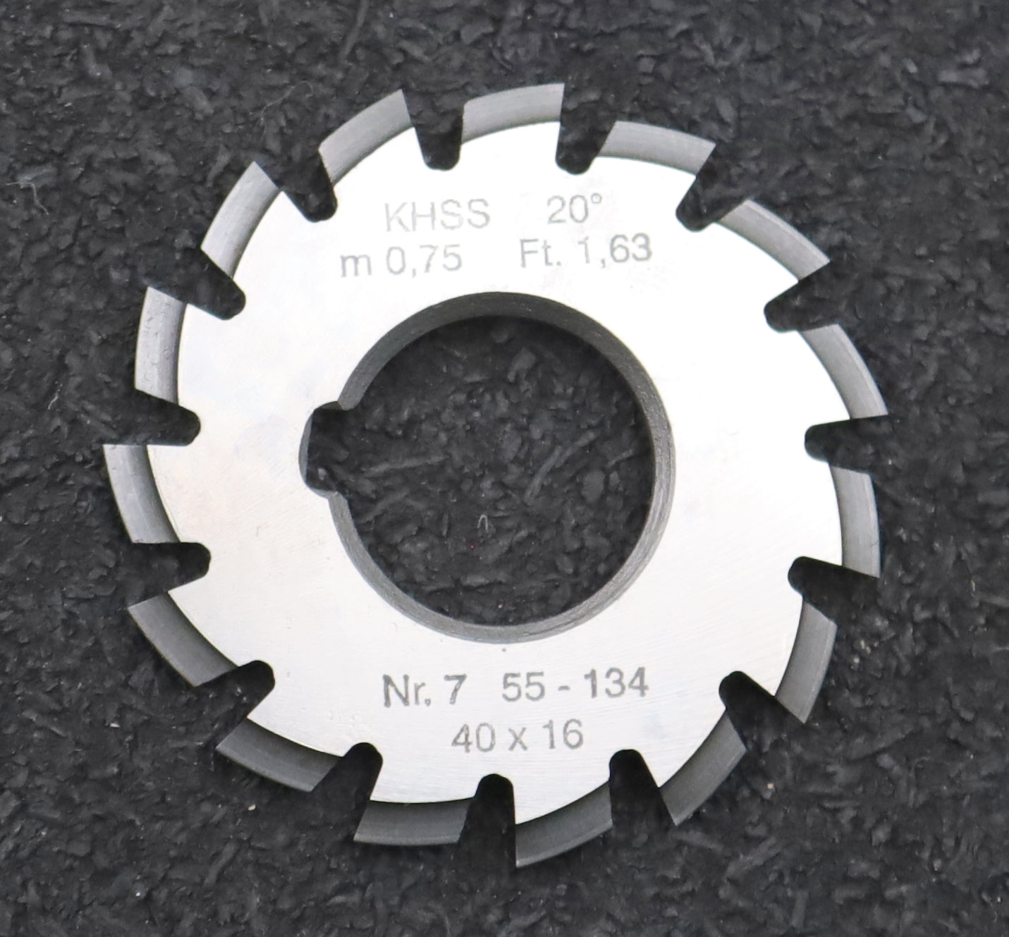 Bild des Artikels DOLD-Zahnformfräser-m=-0,75mm-No.-7-für-Z=-55-134-EGW-20°-gear-profile-cutter