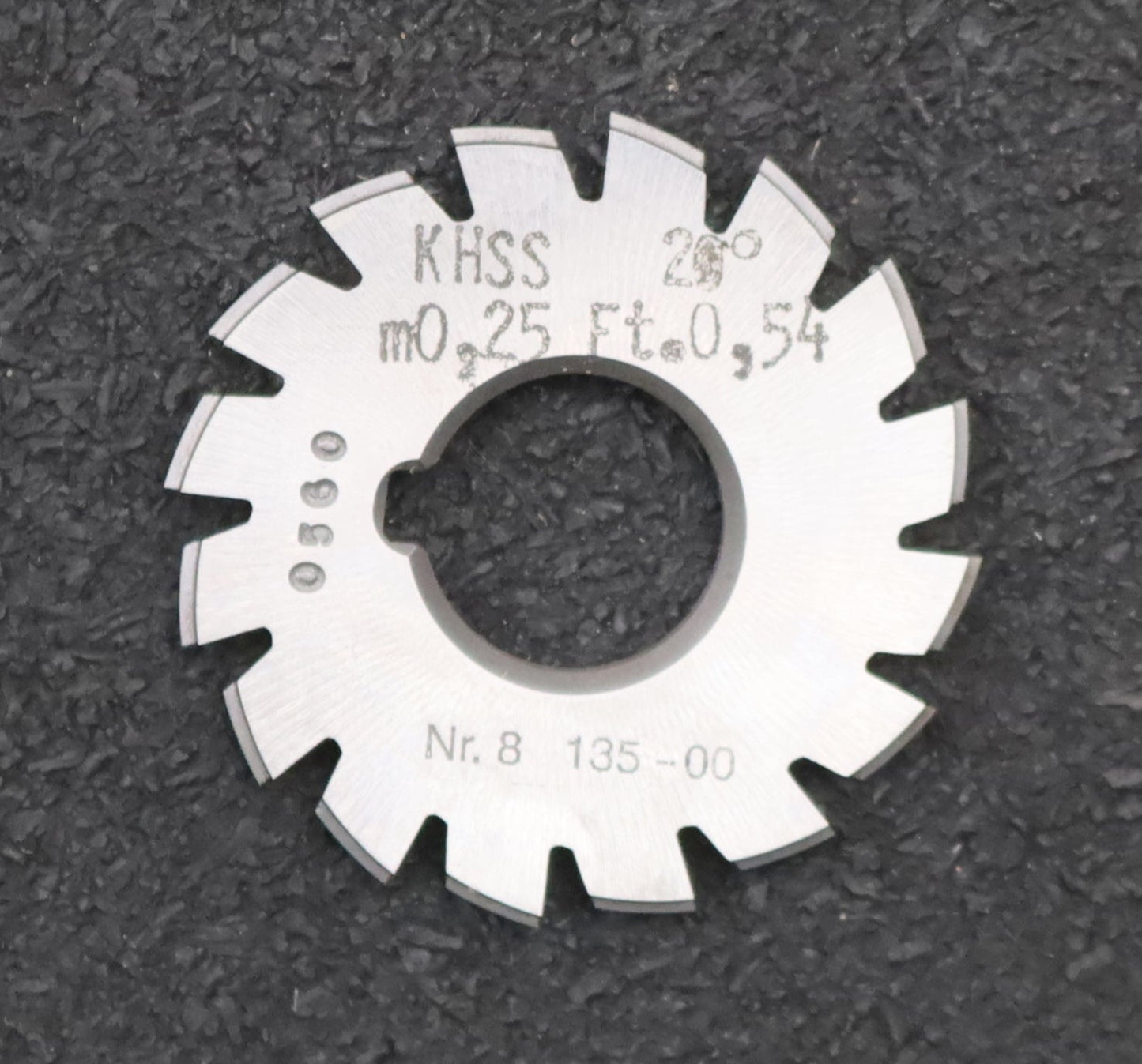 Bild des Artikels DOLD-Zahnformfräser-m=-0,25mm-No.-8-für-Z=-135-00-EGW-20°-gear-profile-cutter