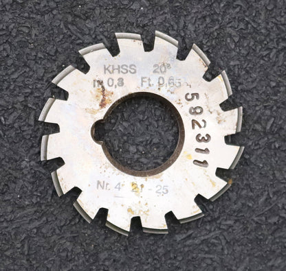 Bild des Artikels DOLD-Zahnformfräser-m=-0,3mm-No.-4-für-Z=-21-25-EGW-20°-gear-profile-cutter