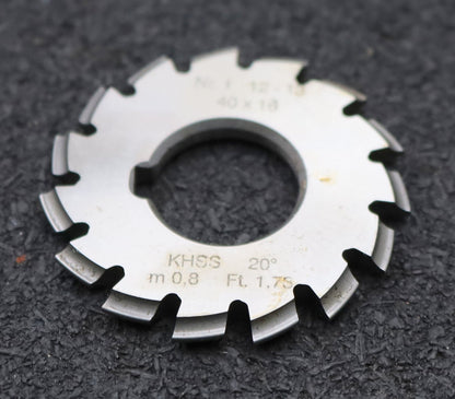 Bild des Artikels DOLD-Zahnformfräser-m=-0,8mm-No.-1-für-Z=-12-13-EGW-20°-gear-profile-cutter