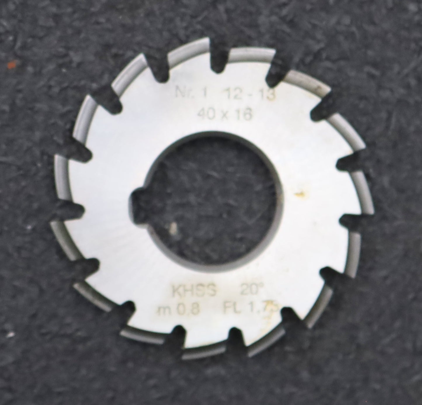 Bild des Artikels DOLD-Zahnformfräser-m=-0,8mm-No.-1-für-Z=-12-13-EGW-20°-gear-profile-cutter