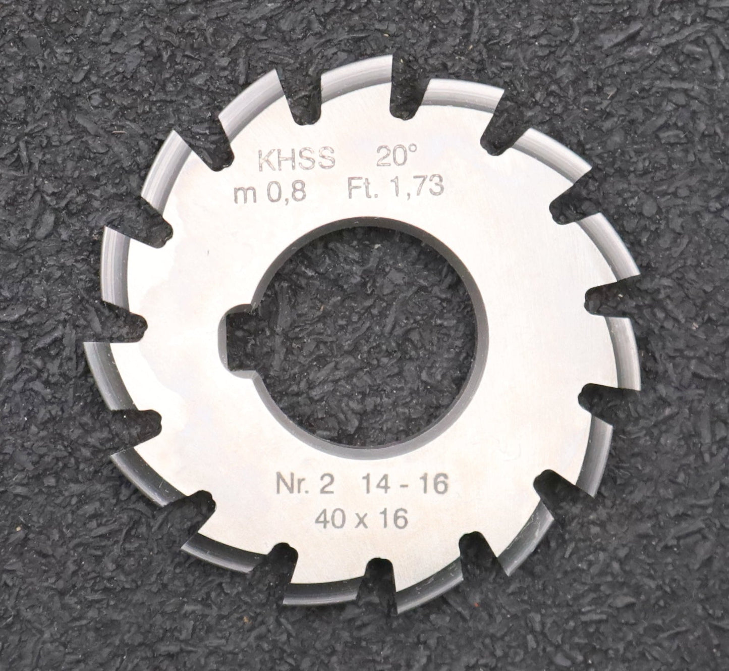 Bild des Artikels DOLD-Zahnformfräser-m=-0,8mm-No.-2-für-Z=-14-16-EGW-20°-gear-profile-cutter