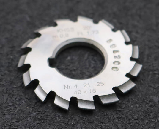 Bild des Artikels DOLD-Zahnformfräser-m=-0,8mm-No.-4-für-Z=-21-25-EGW-20°-gear-profile-cutter