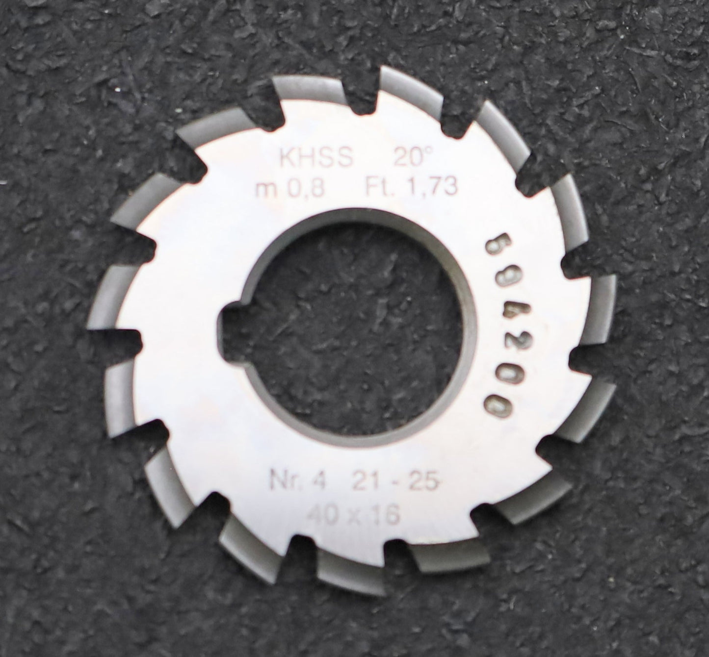 Bild des Artikels DOLD-Zahnformfräser-m=-0,8mm-No.-4-für-Z=-21-25-EGW-20°-gear-profile-cutter