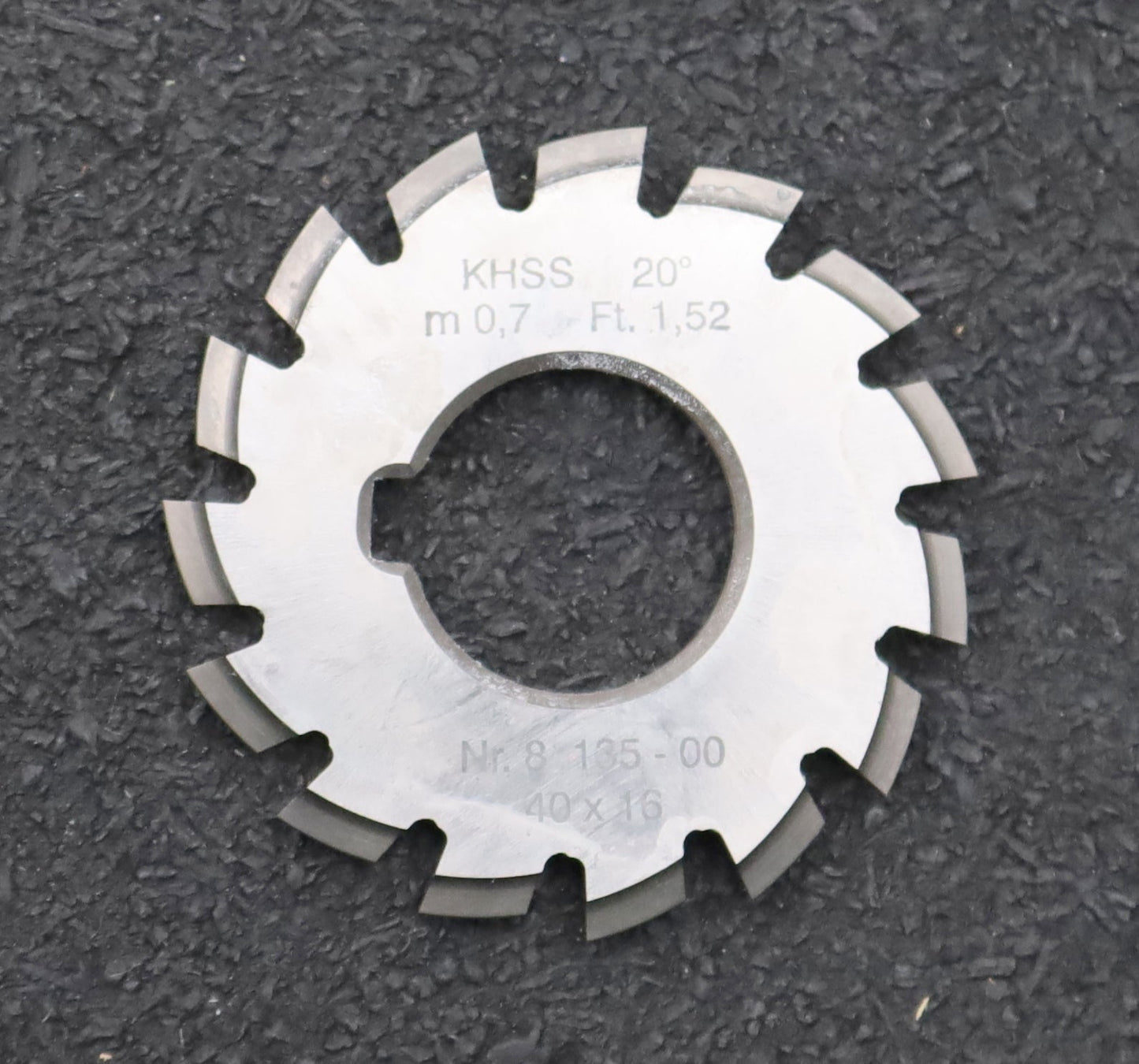 Bild des Artikels DOLD-Zahnformfräser-m=-0,7mm-No.-8-für-Z=-135-00-EGW-20°-gear-profile-cutter