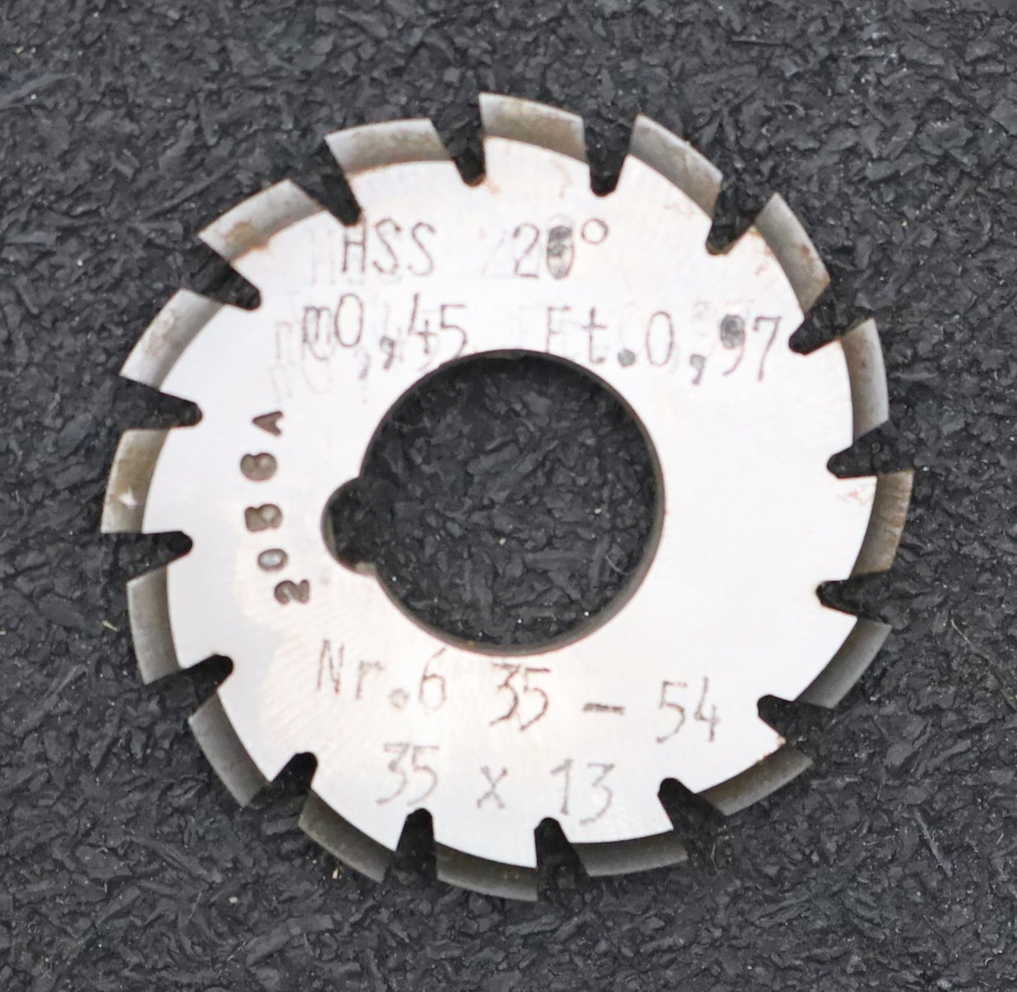 Bild des Artikels DOLD-Zahnformfräser-m=-0,45mm-No.-6-für-Z=-35-54-EGW-20°-gear-profile-cutter
