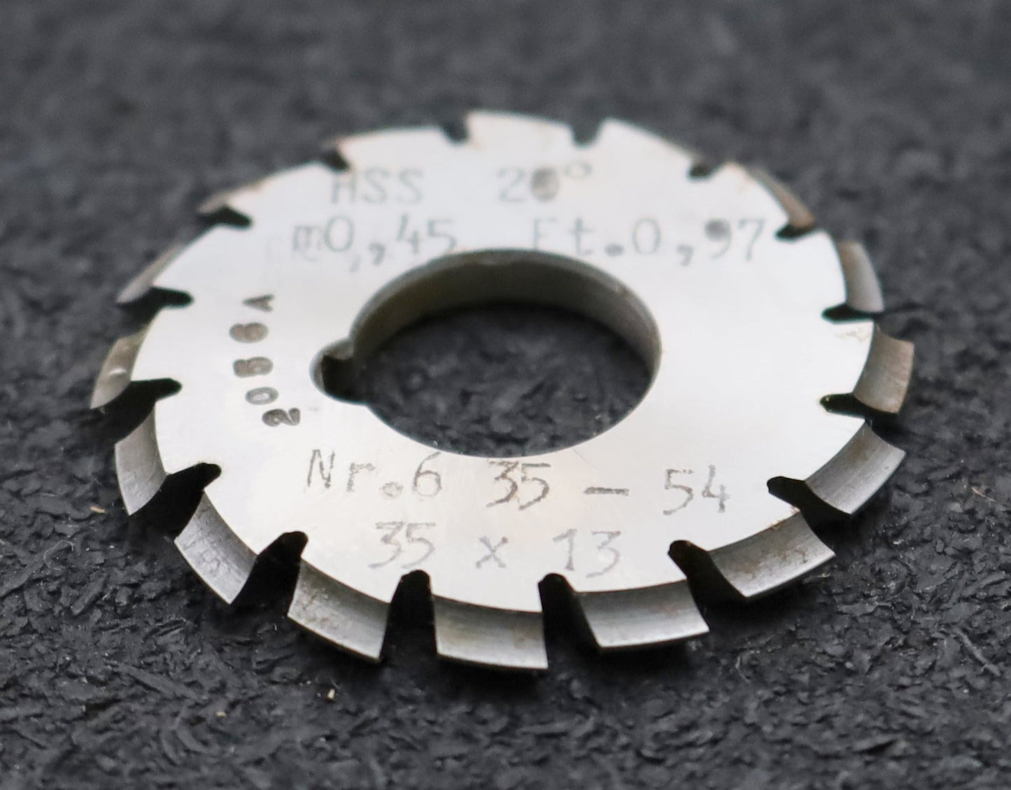 Bild des Artikels DOLD-Zahnformfräser-m=-0,45mm-No.-6-für-Z=-35-54-EGW-20°-gear-profile-cutter