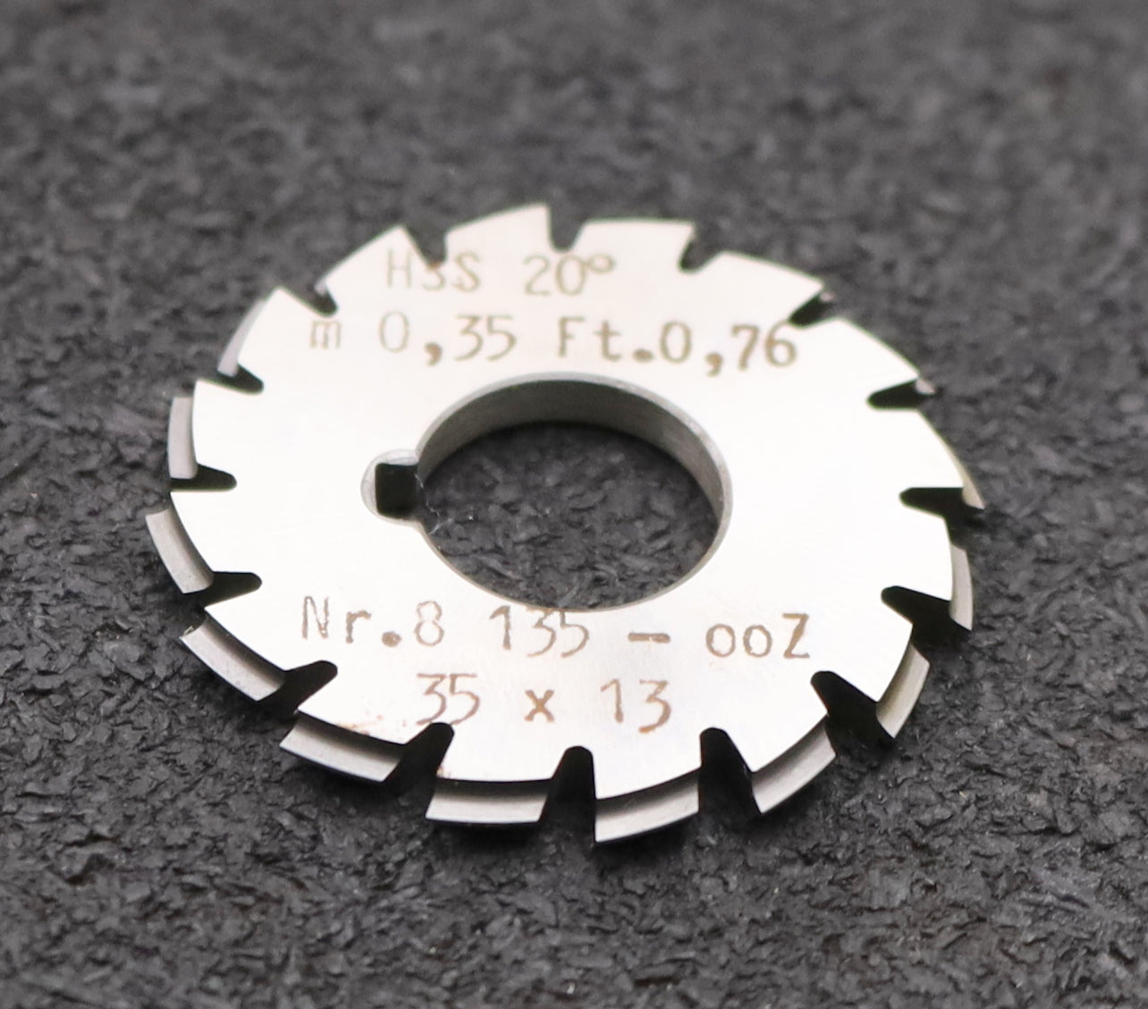 Bild des Artikels DOLD-Zahnformfräser-m=-0,35mm-No.-8-für-Z=-135-00-EGW-20°-gear-profile-cutter