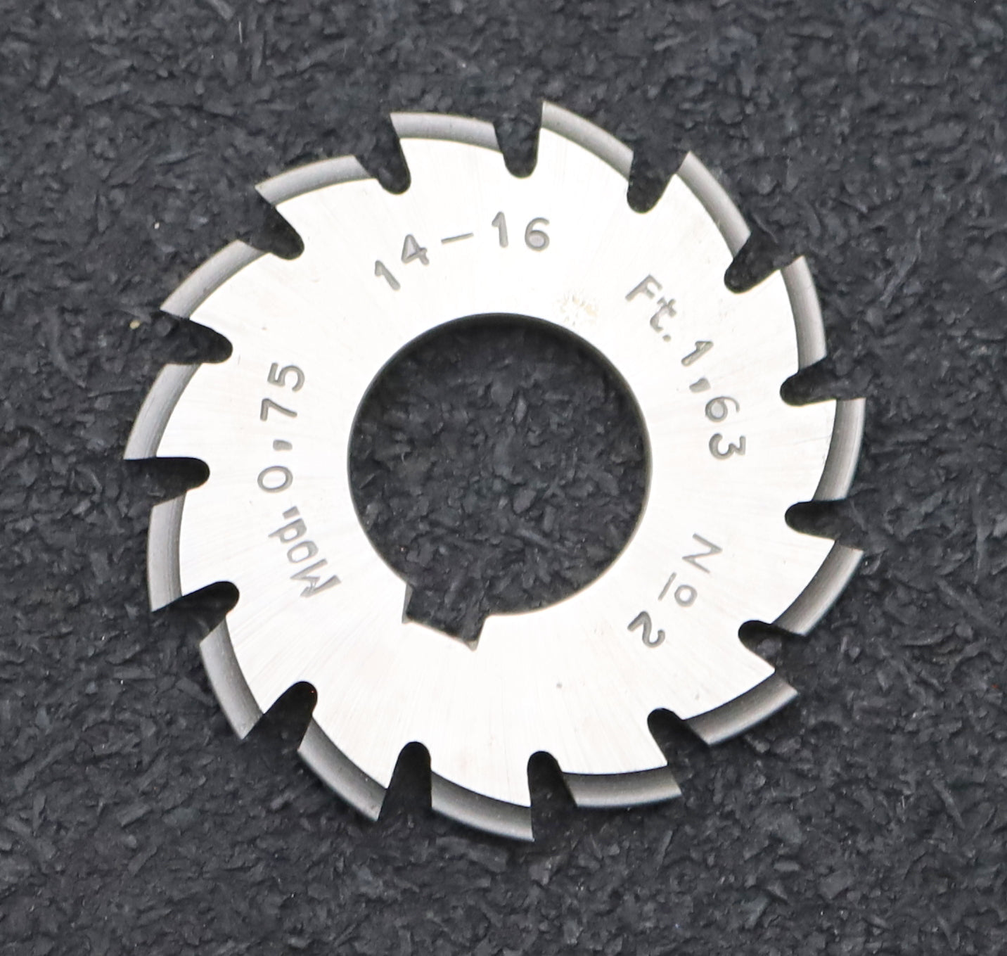 Bild des Artikels DOLD-Zahnformfräser-m=-0,75mm-No.-2-für-Z=-14-16-EGW-15°-gear-profile-cutter