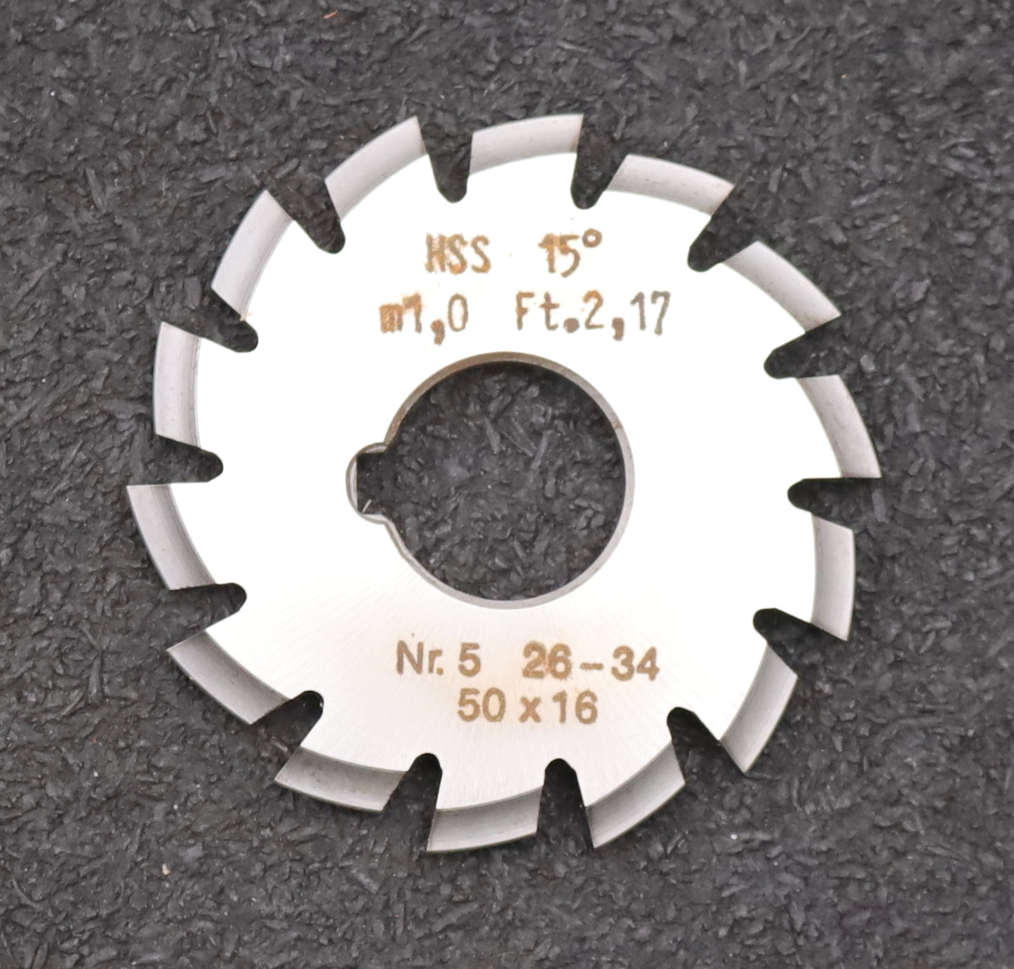 Bild des Artikels DOLD-Zahnformfräser-m=-1mm-No.-5-für-Z=-25-34-EGW-15°-gear-profile-cutter