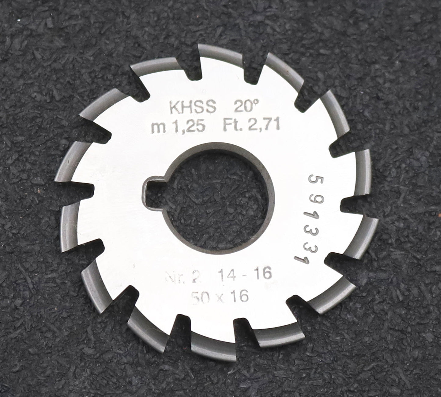 Bild des Artikels DOLD-Zahnformfräser-m=-1,25mm-No.-2-für-Z=-14-16-EGW-20°-gear-profile-cutter