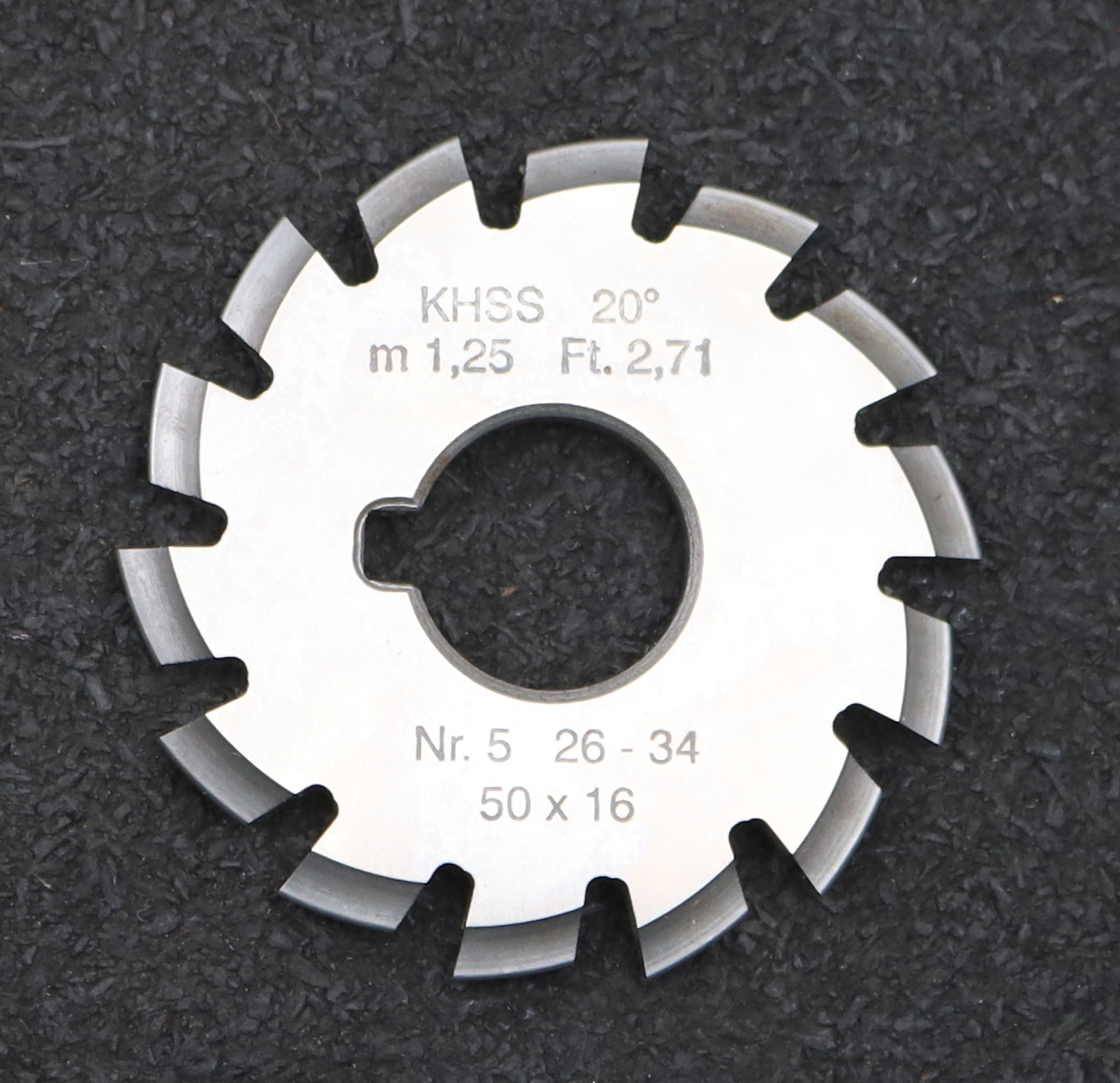 Bild des Artikels DOLD-Zahnformfräser-m=-1,25mm-No.-5-für-Z=-26-34-EGW-20°-gear-profile-cutter