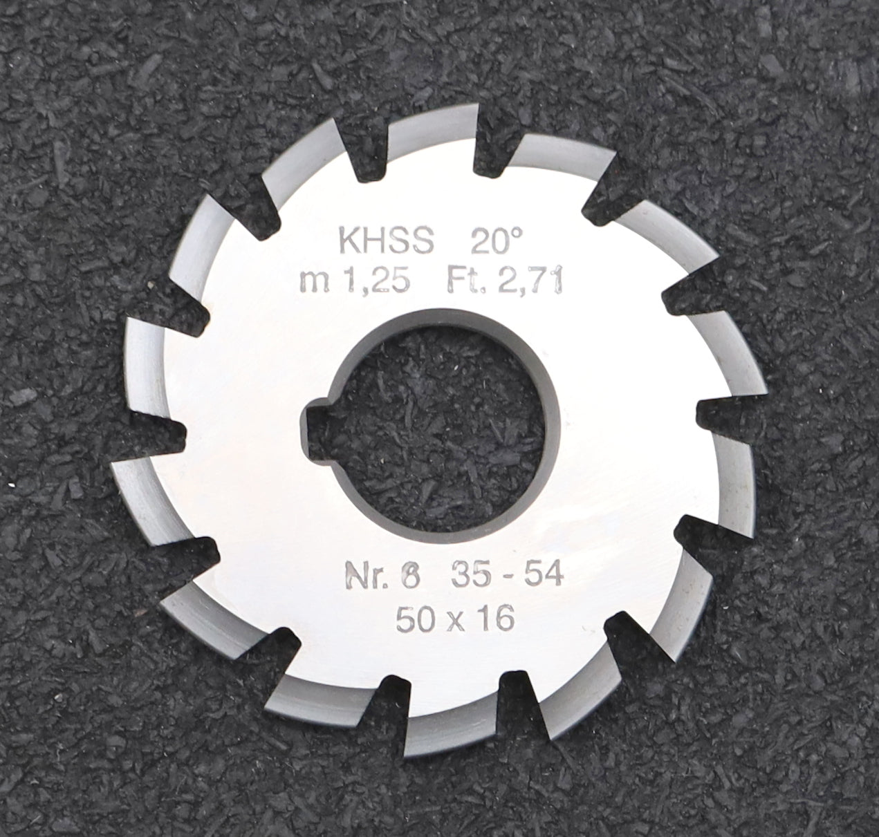 Bild des Artikels DOLD-Zahnformfräser-m=-1,25mm-No.-6-für-Z=-35-54-EGW-20°-gear-profile-cutter