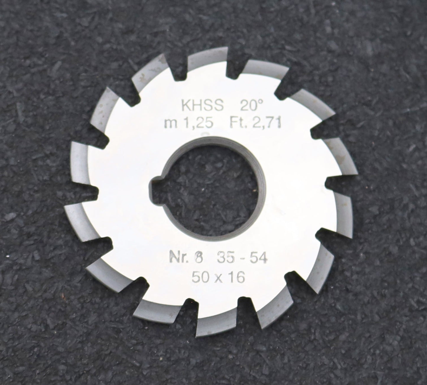 Bild des Artikels DOLD-Zahnformfräser-m=-1,25mm-No.-8-für-Z=-135-00-EGW-20°-gear-profile-cutter