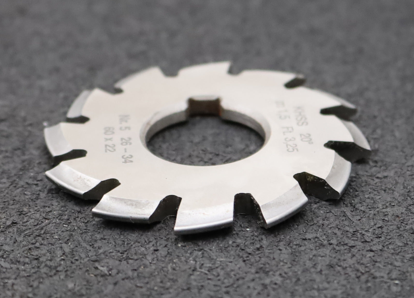 Bild des Artikels DOLD-Zahnformfräser-m=-1,5mm-No.-5-für-Z=-26-34-EGW-20°-LKN-gear-profile-cutter