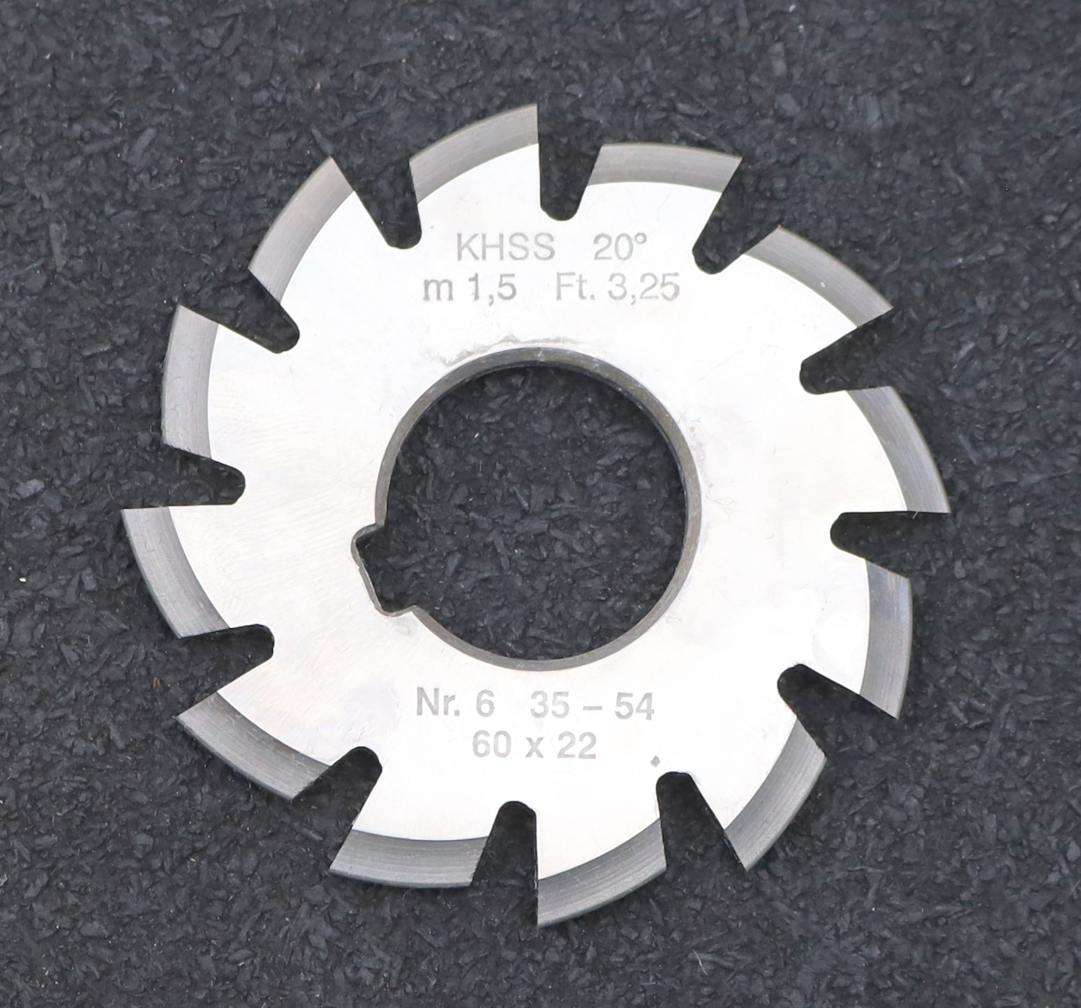 Bild des Artikels DOLD-Zahnformfräser-m=-1,5mm-No.-6-für-Z=-35-54-EGW-20°-gear-profile-cutter
