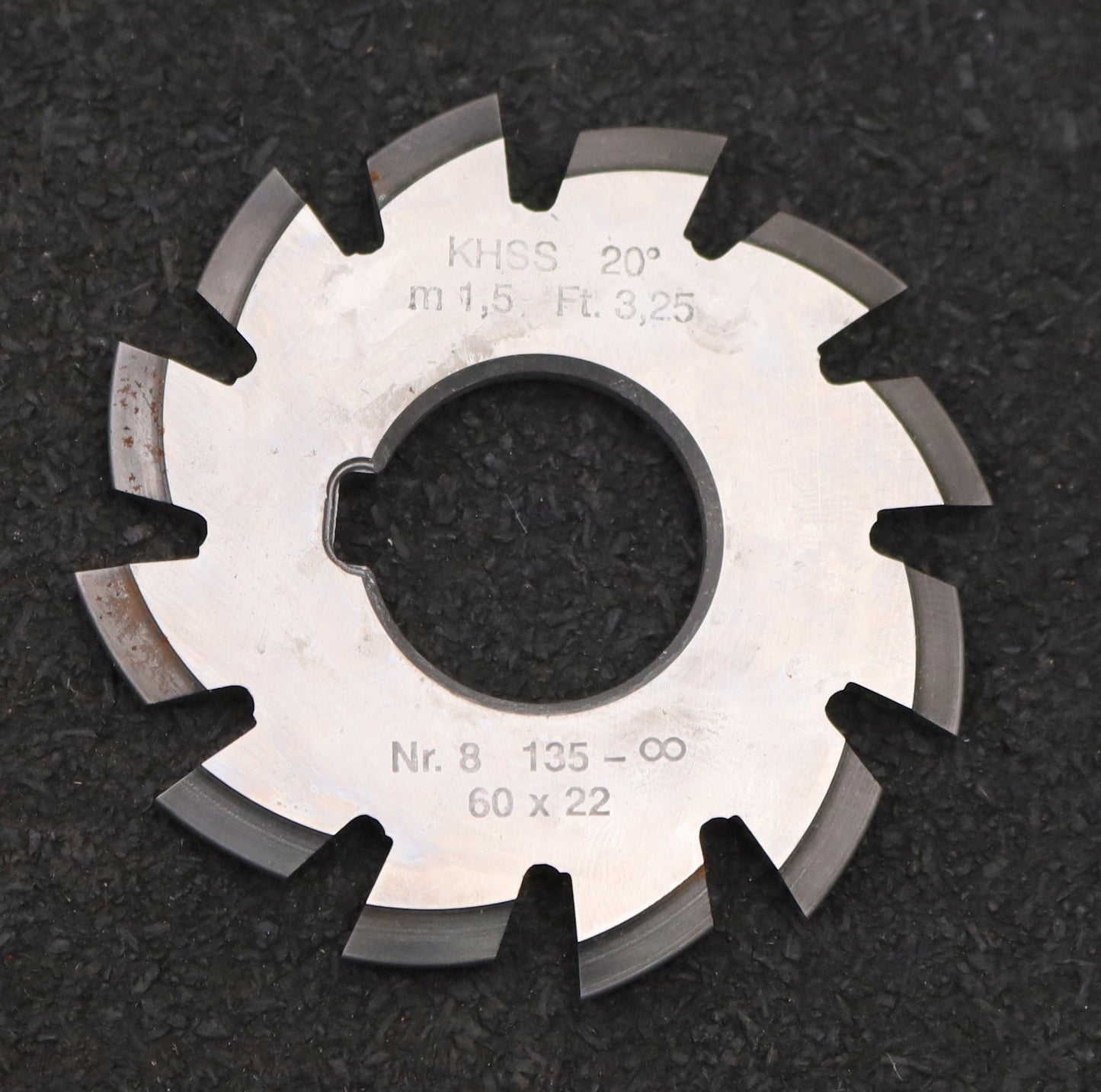 Bild des Artikels DOLD-Zahnformfräser-m=-1,5mm-No.-8-für-Z=-135-00-EGW-20°-gear-profile-cutter