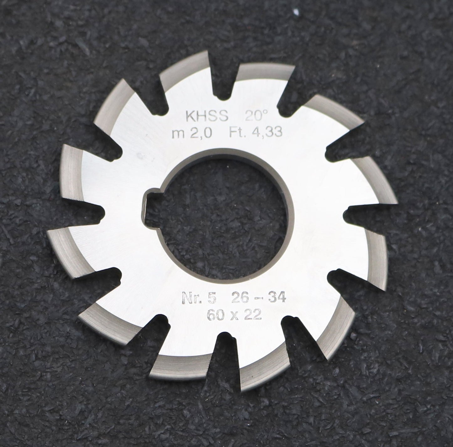 Bild des Artikels DOLD-Zahnformfräser-m=-2mm-No.-5-für-Z=-26-34-EGW-20°-gear-profile-cutter