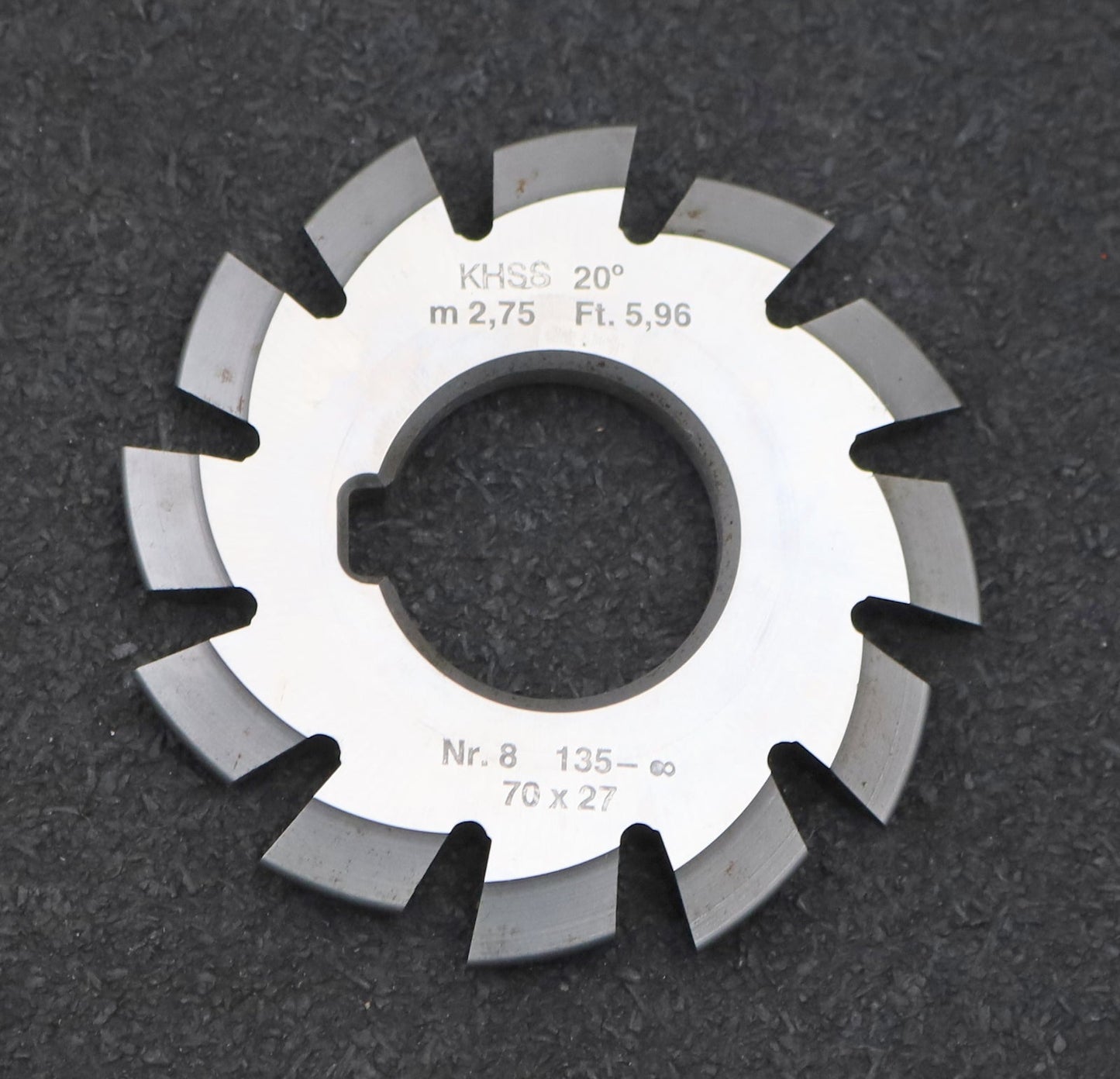 Bild des Artikels DOLD-Zahnformfräser-m=-2,75mm-No.-8-für-Z=-135-00-EGW-20°-gear-profile-cutter
