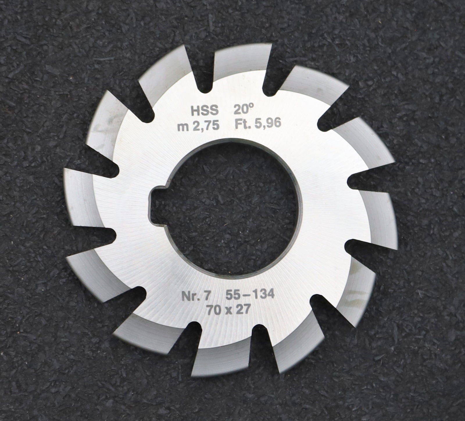 Bild des Artikels DOLD-Zahnformfräser-m=-2,75mm-No.-7-für-Z=-55-134-EGW-20°-gear-profile-cutter