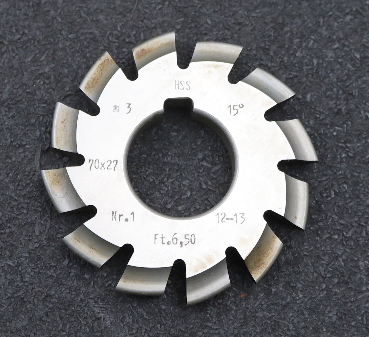 Bild des Artikels DOLD-Zahnformfräser-m=-3mm-No.-1-für-Z=-12-13-EGW-15°-gear-profile-cutter