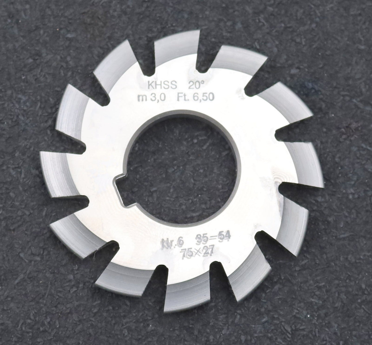 Bild des Artikels DOLD-Zahnformfräser-m=-3mm-No.-6-für-Z=-35-54-EGW-20°-gear-profile-cutter