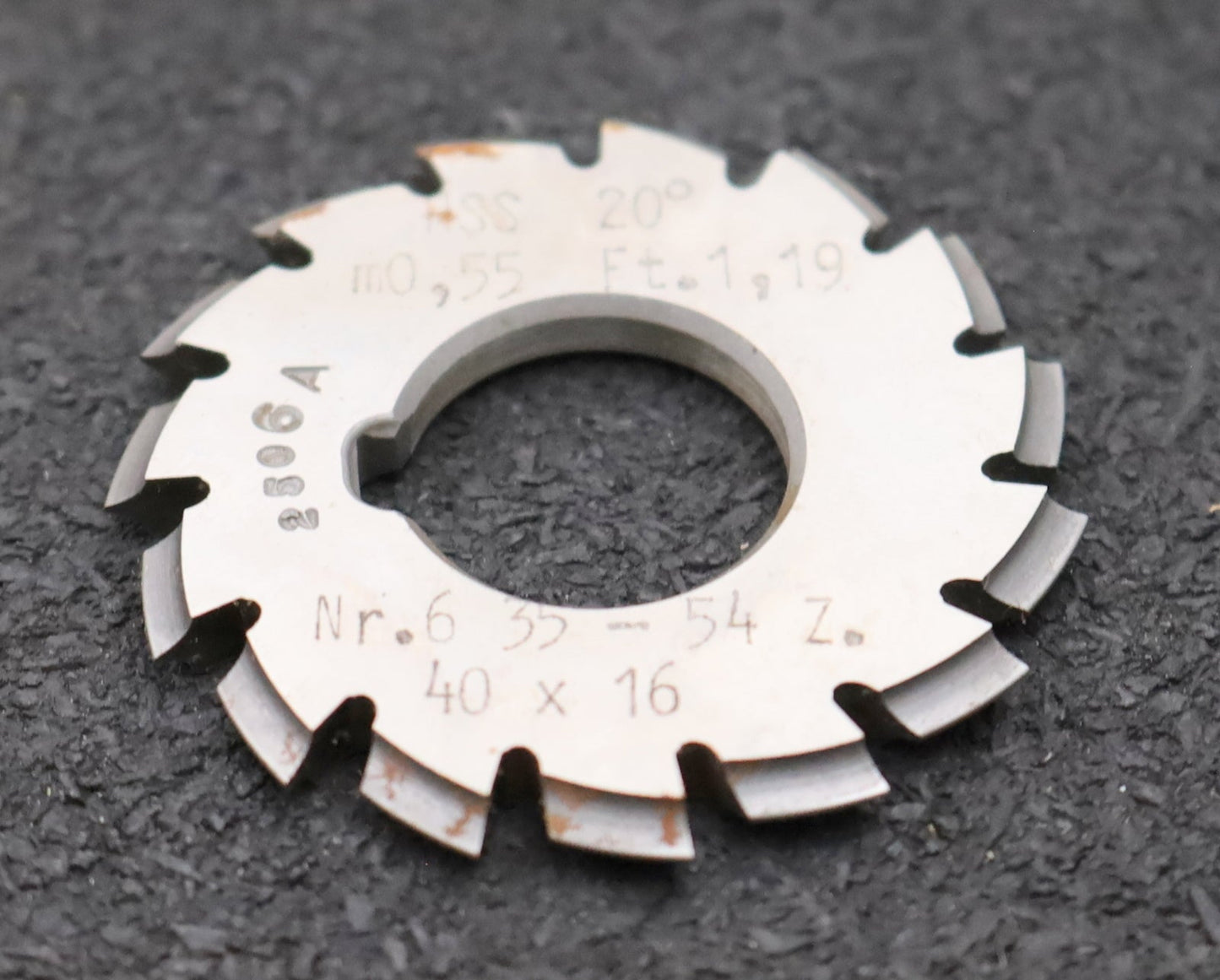 Bild des Artikels DOLD-Zahnformfräser-m=-0,55mm-No.-6-für-Z=-35-54-EGW-20°-gear-profile-cutter