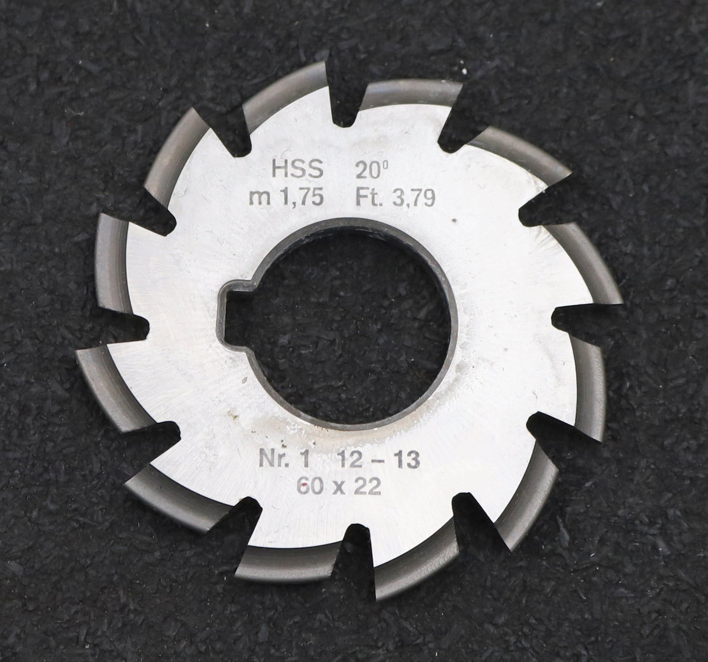 Bild des Artikels DOLD-Zahnformfräser-m=-1,75mm-No.-1-für-Z=-12-13-EGW-20°-gear-profile-cutter