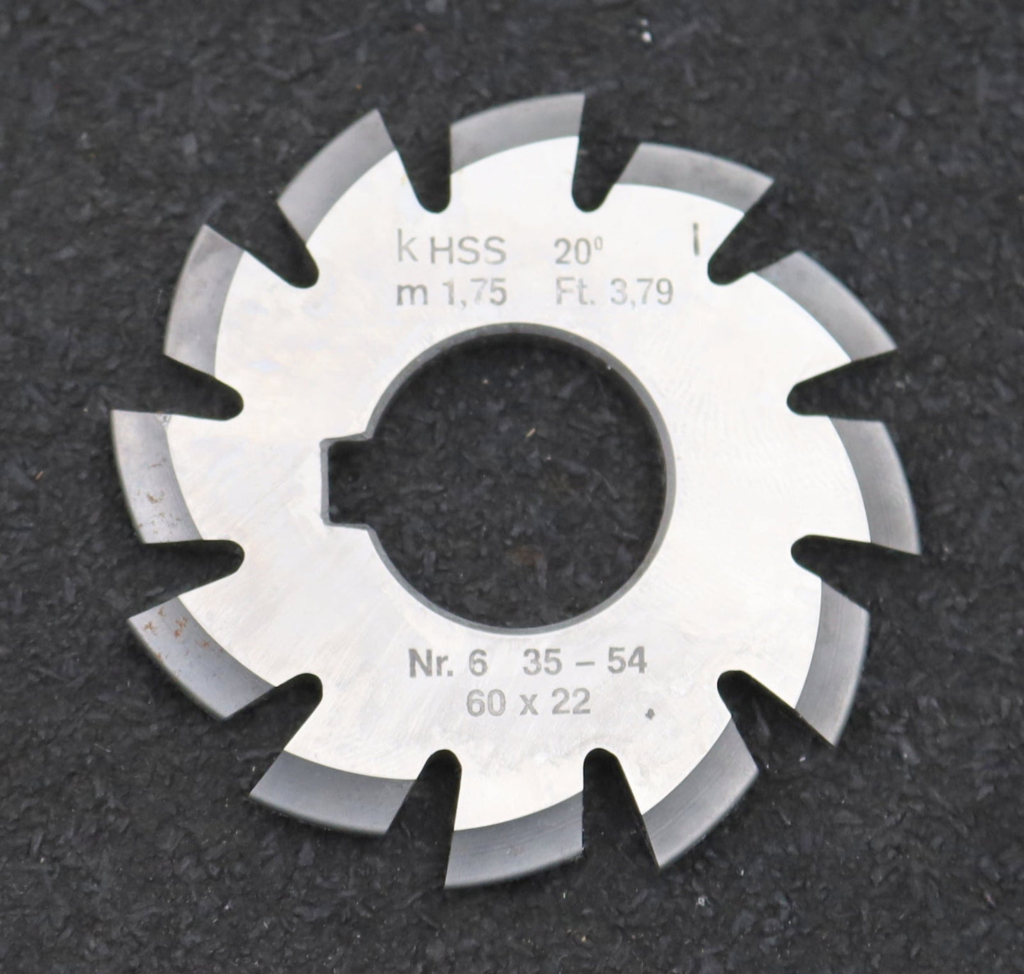 Bild des Artikels DOLD-Zahnformfräser-m=-1,75mm-No.-6-für-Z=-35-54-EGW-20°-gear-profile-cutter