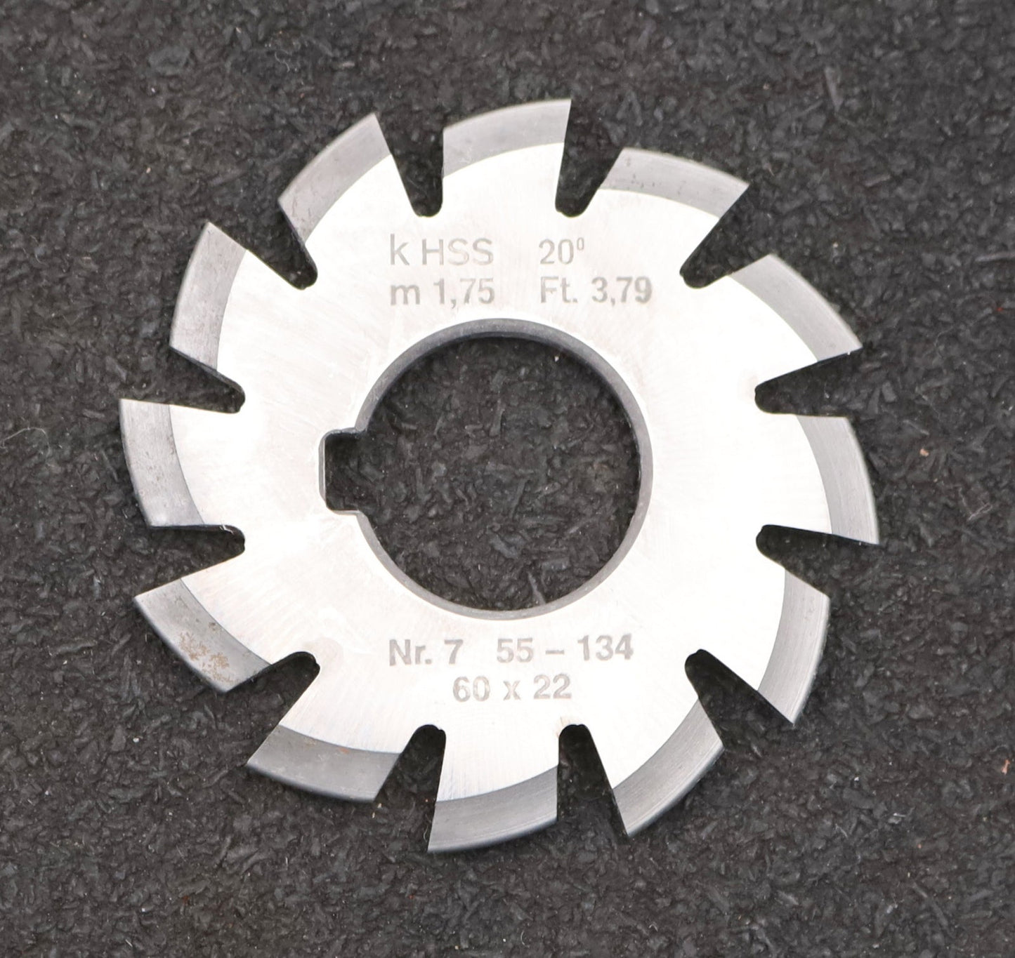 Bild des Artikels DOLD-Zahnformfräser-m=-1,75mm-No.-7-für-Z=-55-134-EGW-20°-gear-profile-cutter
