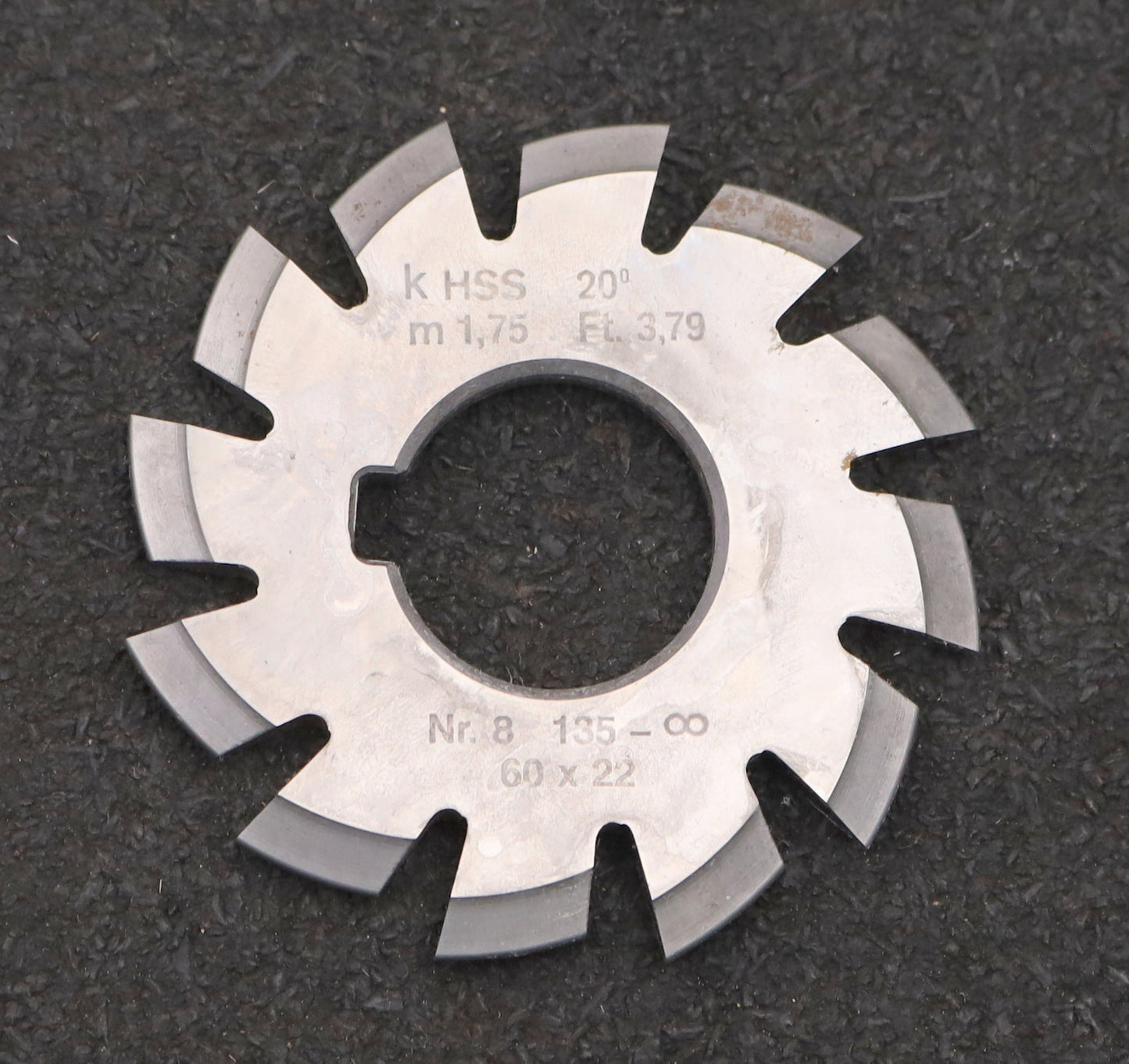 Bild des Artikels DOLD-Zahnformfräser-m=-1,75mm-No.-8-für-Z=-135-00-EGW-20°-gear-profile-cutter