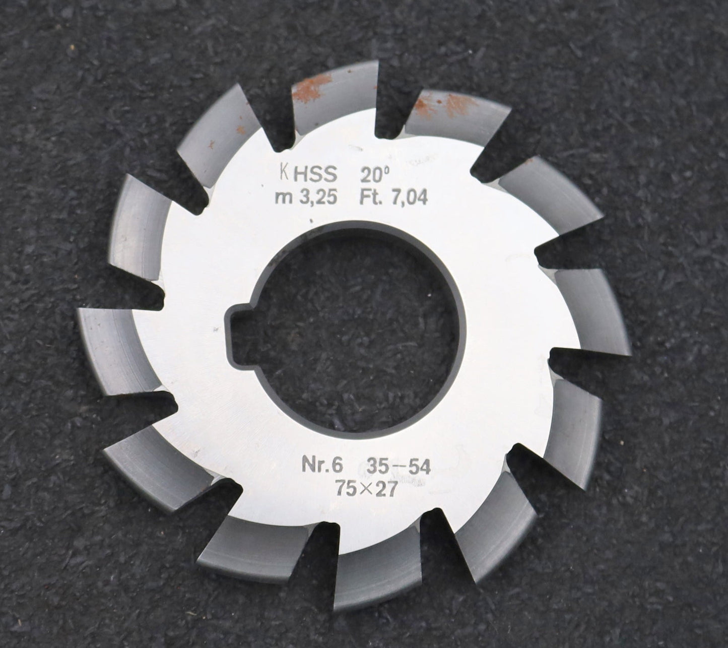 Bild des Artikels DOLD-Zahnformfräser-m=-3,25mm-No.-6-für-Z=-35-54-EGW-20°-LKN-gear-profile-cutter