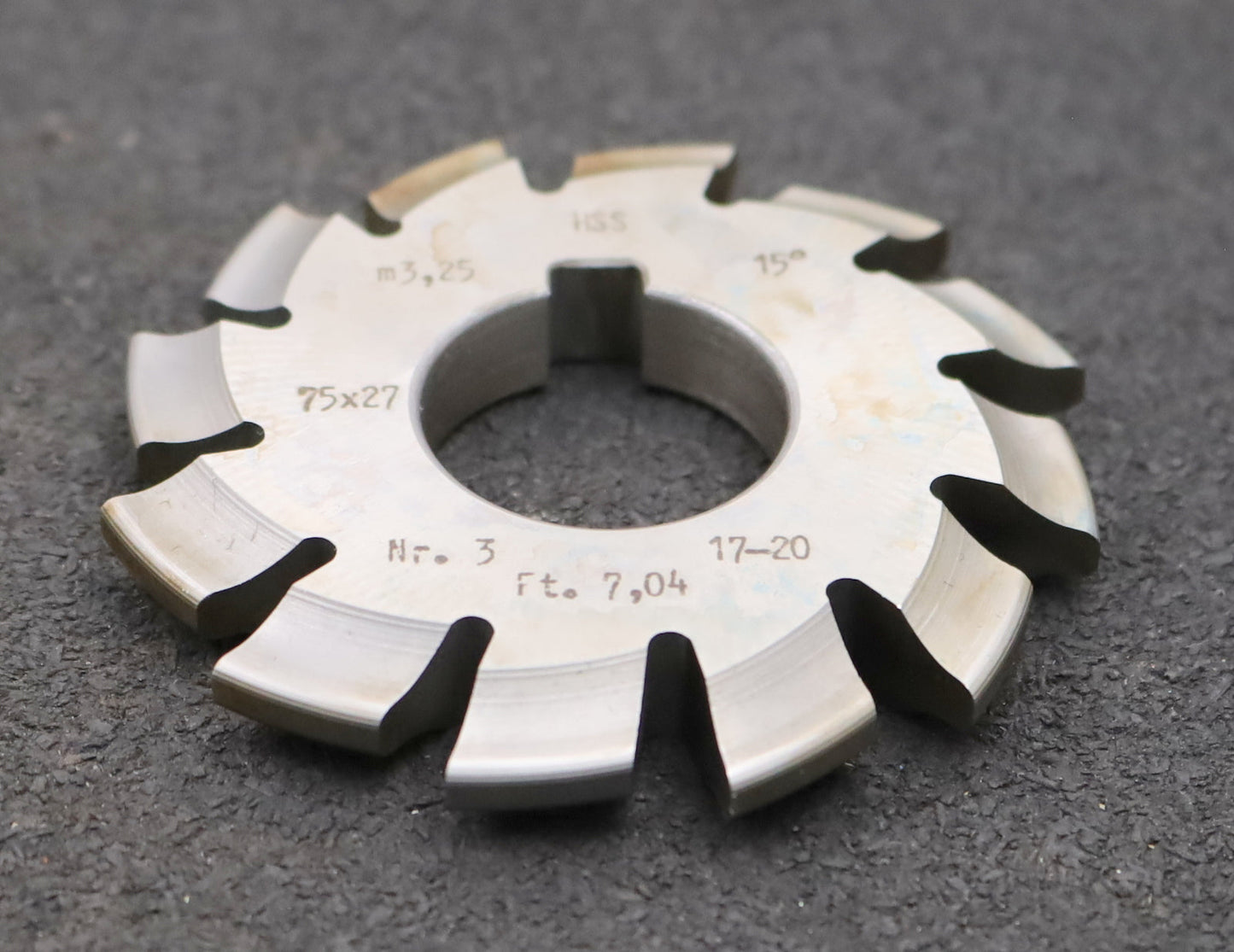 Bild des Artikels DOLD-Zahnformfräser-m=-3,25mm-No.-3-für-Z=-17-20-EGW-15°-gear-profile-cutter