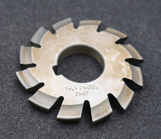 Bild des Artikels DOLD-Zahnformfräser-m=-3,25mm-No.-4-für-Z=-21-25-EGW-15°-gear-profile-cutter