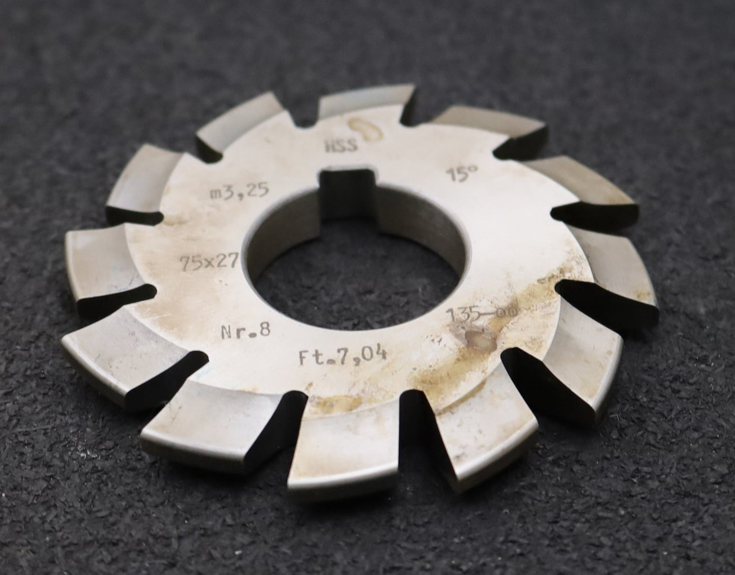 Bild des Artikels DOLD-Zahnformfräser-m=-3,25mm-No.-8-für-Z=-135-00-EGW-15°-gear-profile-cutter