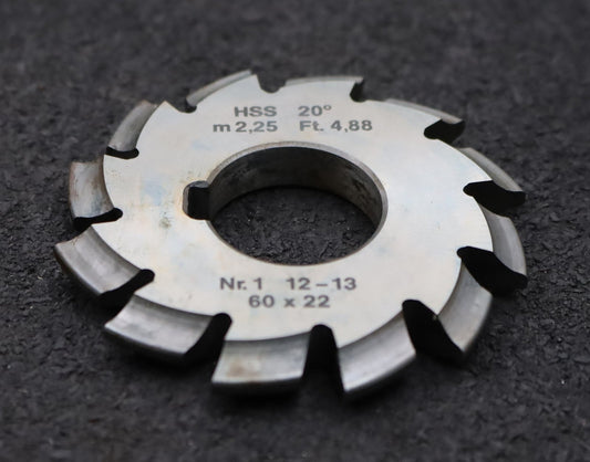Bild des Artikels DOLD-Zahnformfräser-m=-2,25mm-No.-1-für-Z=-12-13-EGW-20°-gear-profile-cutter