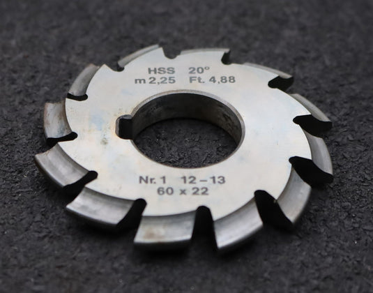 Bild des Artikels DOLD-Zahnformfräser-m=-2,25mm-No.-1-für-Z=-12-13-EGW-20°-gear-profile-cutter