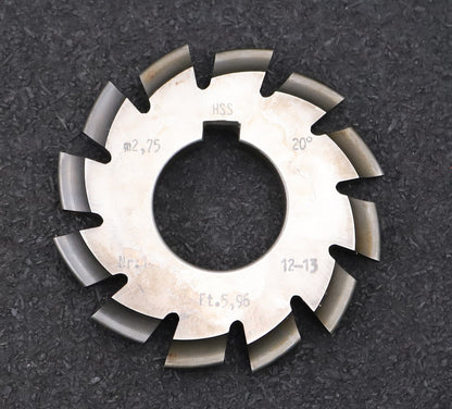 Bild des Artikels DOLD-Zahnformfräser-m=-2,75mm-No.-1-für-Z=-12-13-EGW-20°-gear-profile-cutter