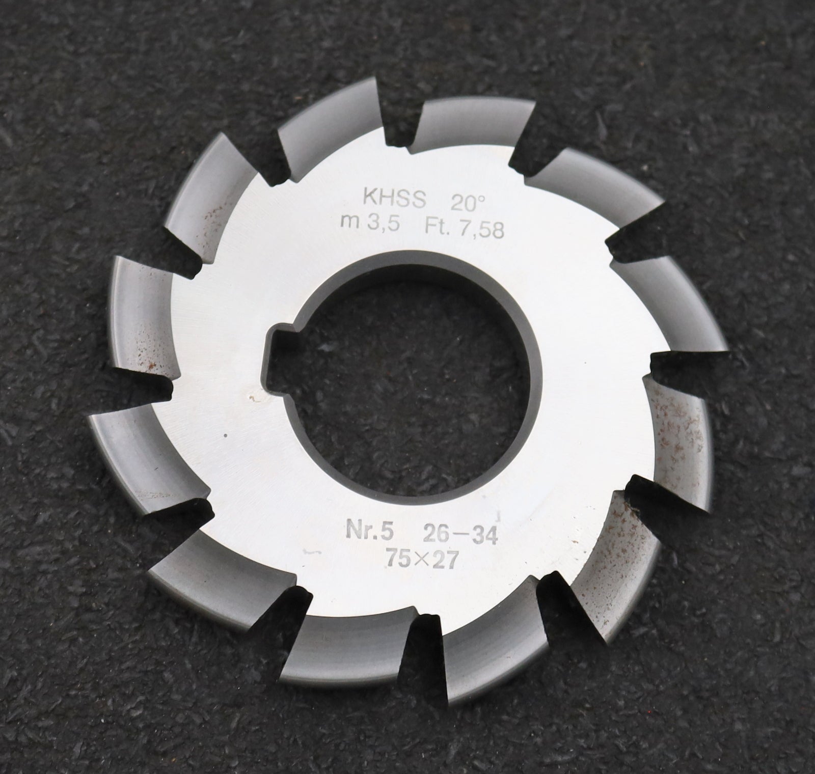 Bild des Artikels DOLD-Zahnformfräser-m=-3,5mm-No.-5-für-Z=-26-34-EGW-20°-gear-profile-cutter