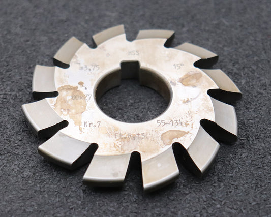 Bild des Artikels DOLD-Zahnformfräser-m=-3,75mm-No.-7-für-Z=-55-134-EGW-15°-gear-profile-cutter
