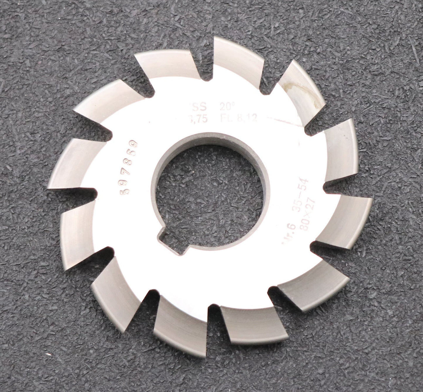 Bild des Artikels DOLD-Zahnformfräser-m=-3,75mm-No.-6-für-Z=-35-54-EGW-20°-gear-profile-cutter