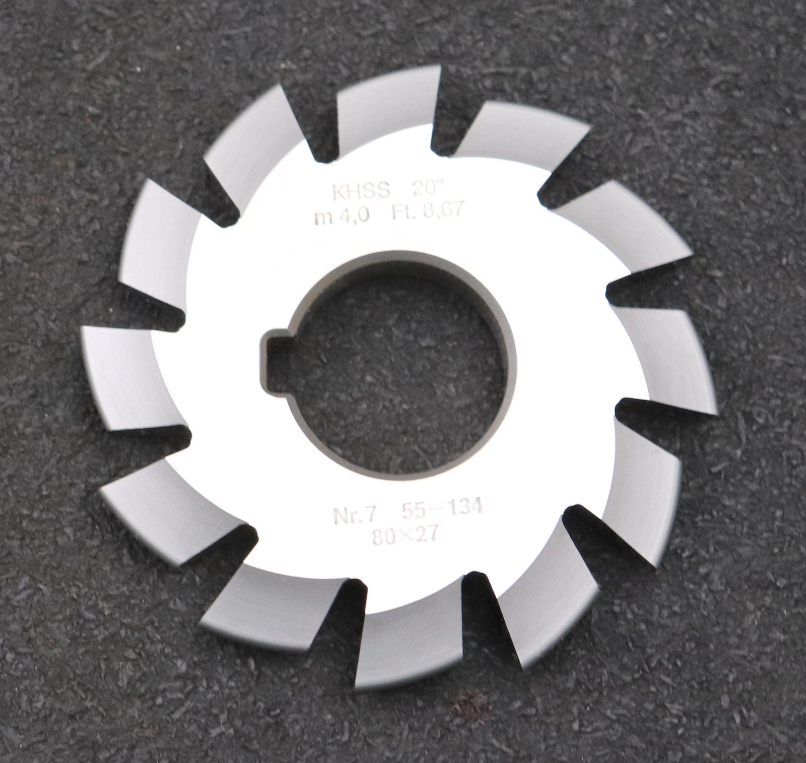 Bild des Artikels DOLD-Zahnformfräser-m=-4mm-No.-7-für-Z=-55-134-EGW-20°-Ø80x27mm-LKN