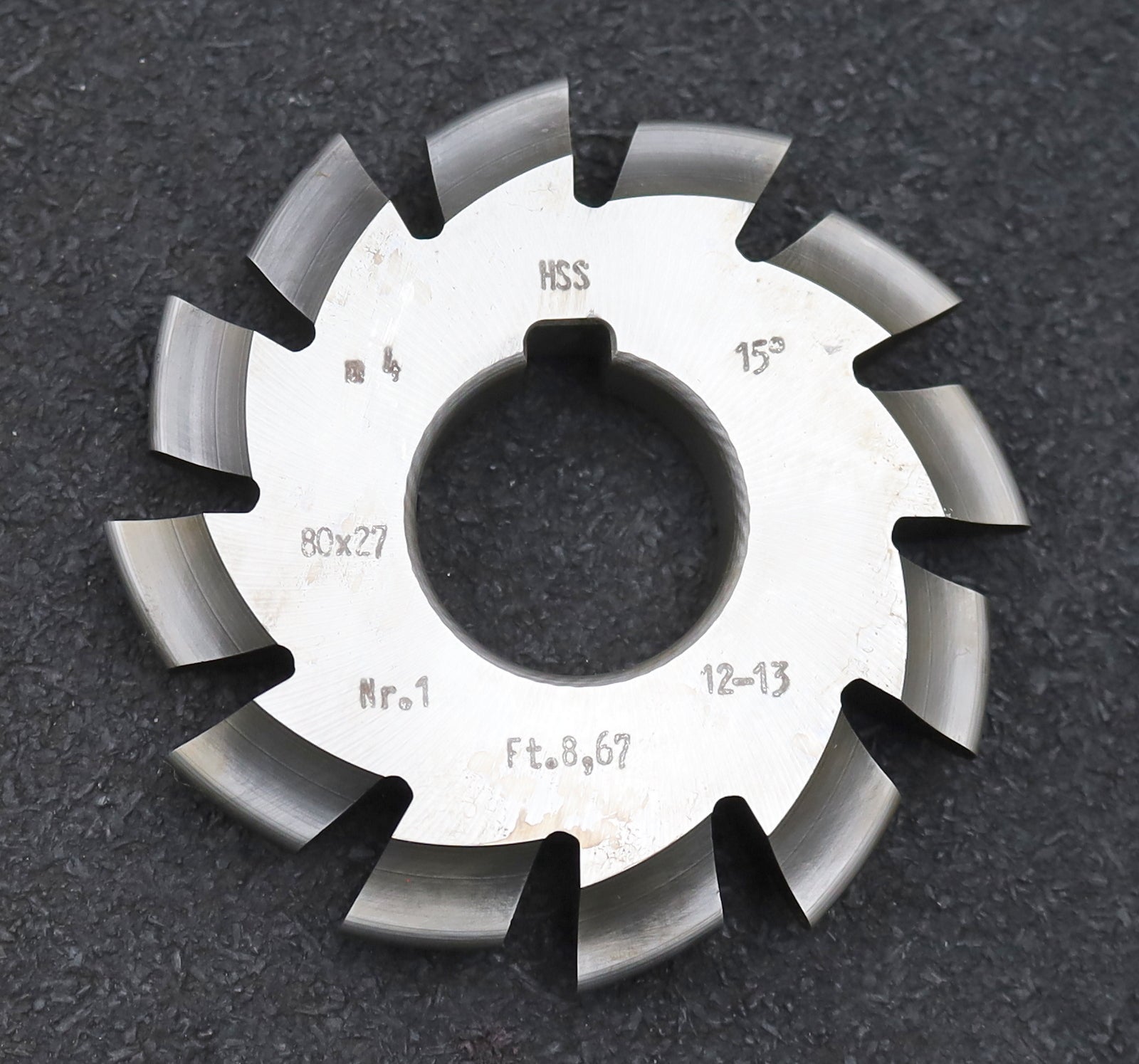 Bild des Artikels DOLD-Zahnformfräser-m=-4mm-No.-1-für-Z=-12-13-EGW-15°-gear-profile-cutter
