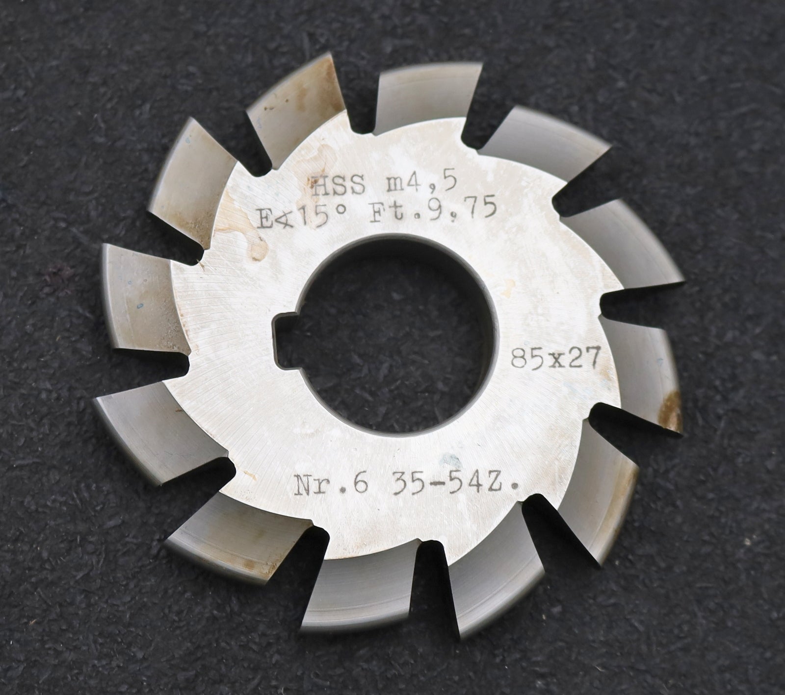 Bild des Artikels DOLD-Zahnformfräser-m=-4,5mm-No.-6-für-Z=-35-54-gear-profile-cutter